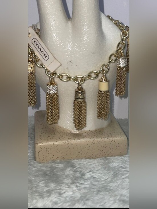 Coach Jewelry - NWT Coach Tassel Charm Bracelet